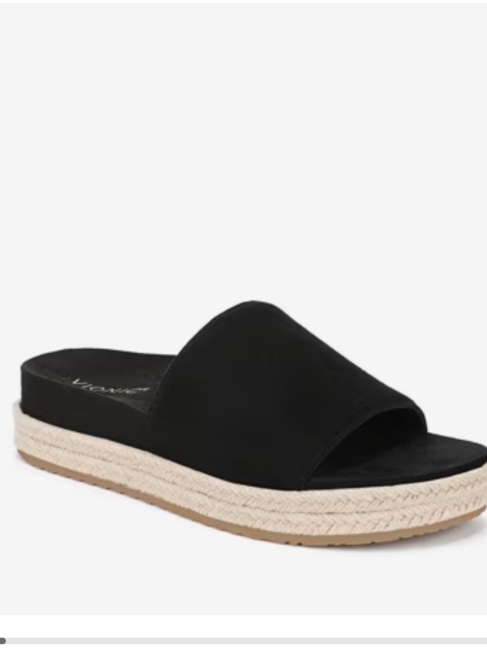 Vionic Yasmina Wedge Slide Sandals Size 9.5 Summer Beach Arch Support